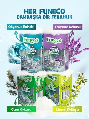 Alternative view of Tuvalet Klozet WC Lavabo Temizleyici Aktif Köpüklü Doğa Dostu 4x75g (300g) Aylık Paket – Lavanta Ferahlığı