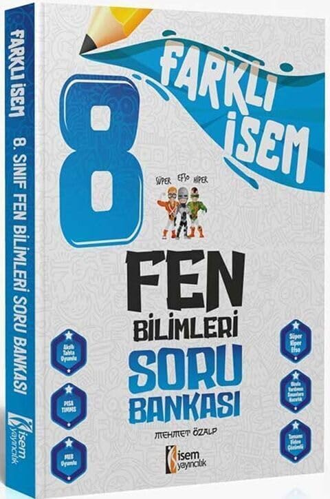 8. Sınıf Fen Bilimleri Farklı İsem Soru Bankası