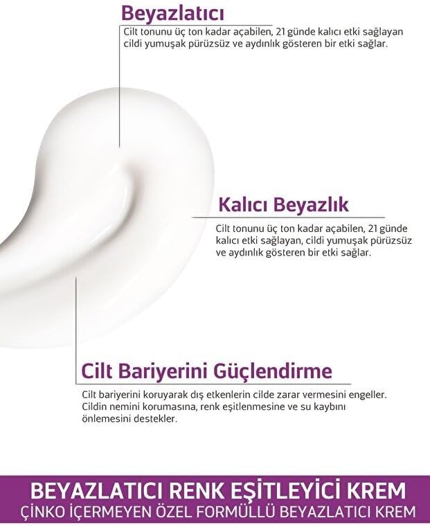 Alternative view of New Paradise Genital Beyazlatıcı Krem Çinko İçermez (Yüz Kol Altı Genital İç Bacak Diz Ve Dirsek) 50 ml