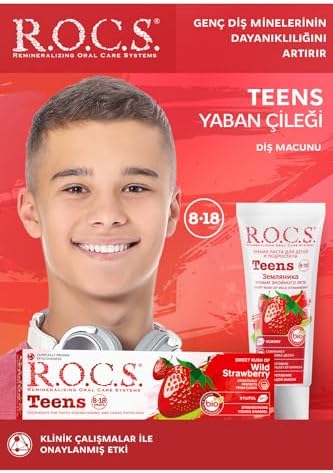 Alternative view of Teen 8-18 Yaş Yaban Çileği Tadında Diş Macunu 1 Paket(1 x 74 g)