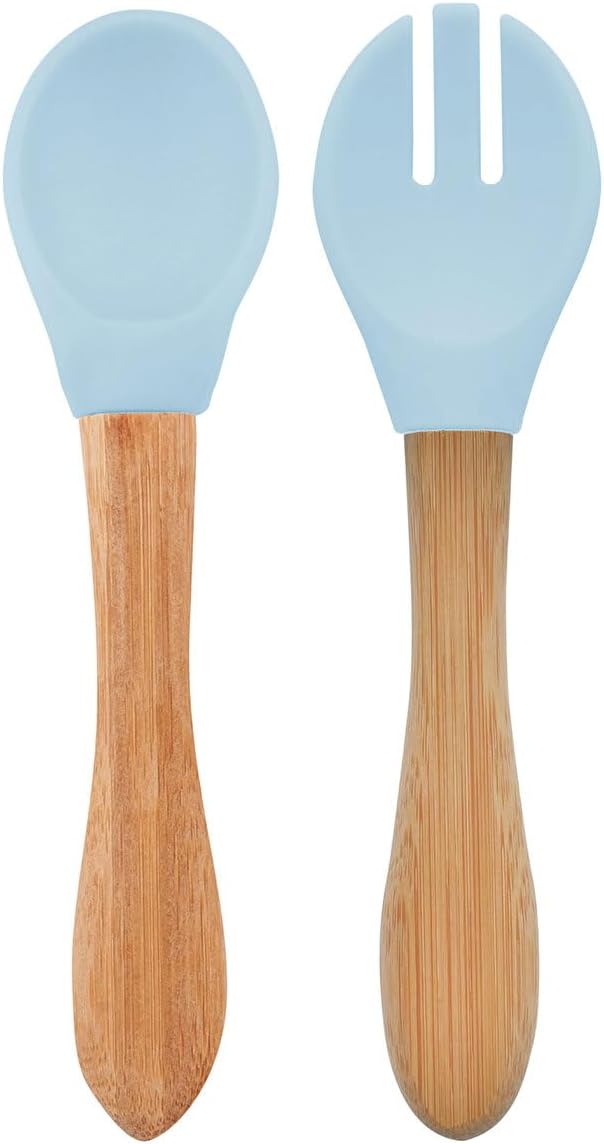 Alternative view of Mama Kaşığı + Çatal - Mineral Blue