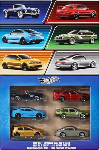 1:64 ölçekli metal oyuncak arabalar, özel süslemelere sahip 6'lı Avrupa aracı seti (Stiller çeşitlilik gösterebilir), JBY79