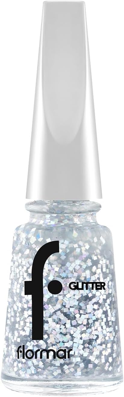 Yoğun Simli Şeffaf Oje - Glitter Nail Enamel - GL001 Stardust-8682536049795