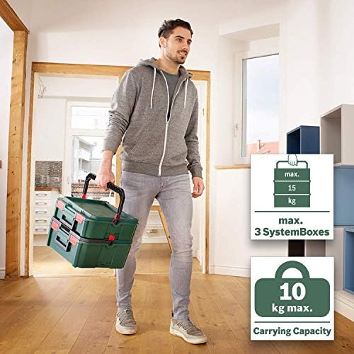 Home and Garden alet kutusu (elektrikli aletler için, SystemBox | M beden, aksesuar kutusu ile uyumlu, küçük ve orta, bandrollü - Görsel 3