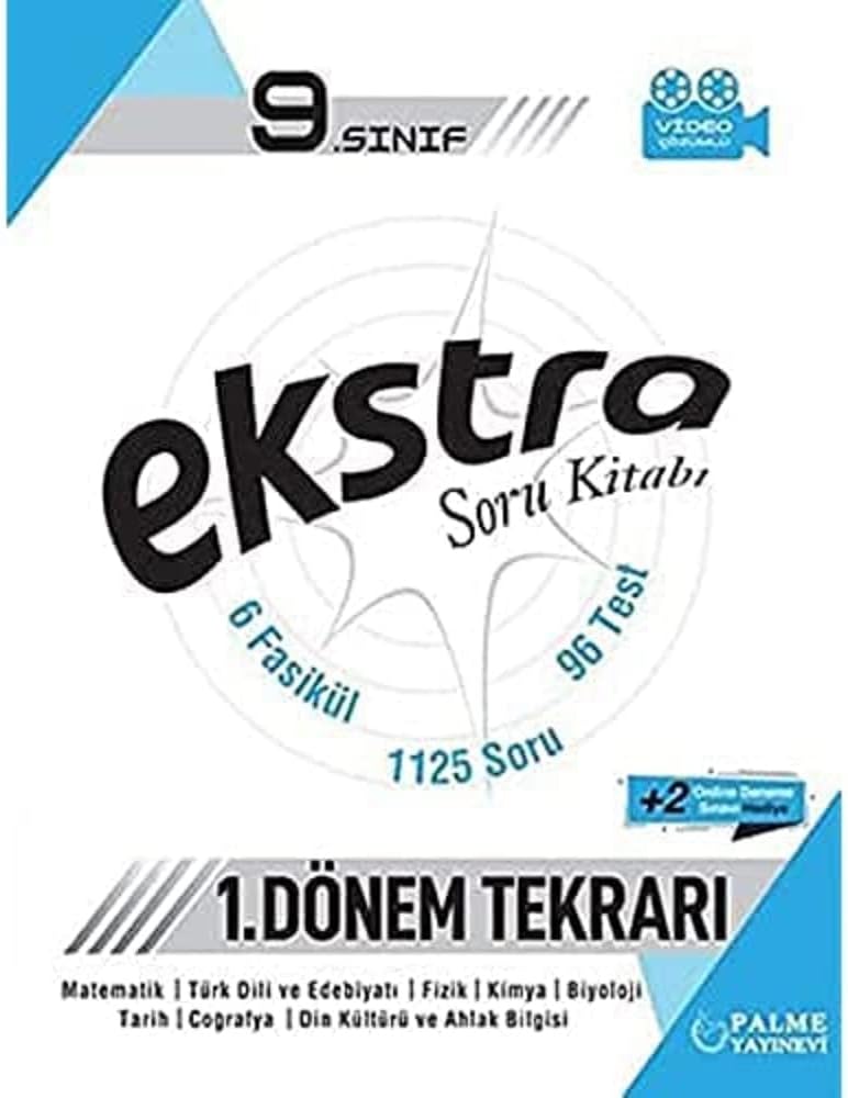 9. Sınıf Exstra Soru Kitabı;1. Dönem Tekrarı
