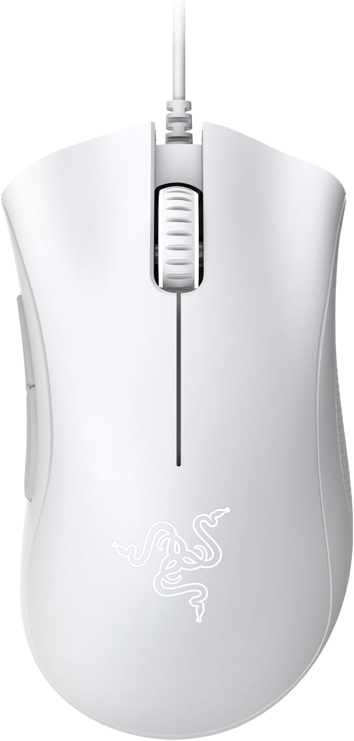 Alternative view of DeathAdder (2021) - Kablolu Oyun Faresi (Optik Sensör, 6400 DPI, 5 Programlanabilir Düğme, Ergonomik Form Faktörü) PC | Beyaz