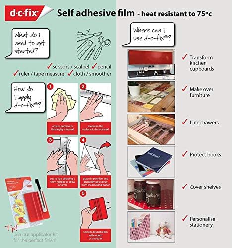 d-c-fix 346-0219-4PK Dekoratif Kendinden Yapışkanlı Film, Akçaağaç Ahşap, 43 cm x 198 cm Rulo, 4'lü Paket - Görsel 3
