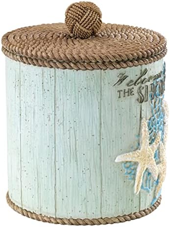 Avanti Linens Countertop Beachcomber Collection Pamuk, Kapalı Kavanoz, Çok renkli