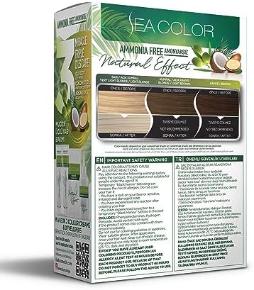 Alternative view of Amonyaksız, Vegan, Doğal, Besleyici Kalıcı Saç Boyası%100 Beyaz Kapama (1 PAKET 2 x 50 ml Boya & OKSİDAN) (Platin Sarısı 0.1)