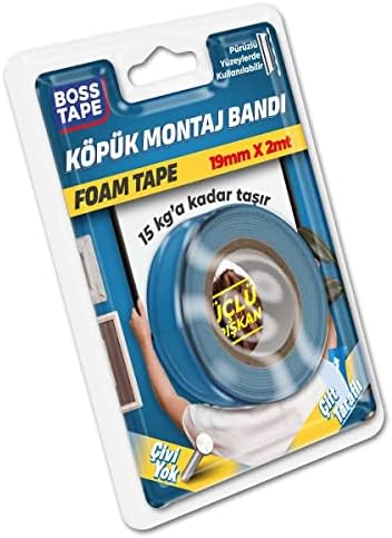 Alternative view of Tape Çift Tarafli Köpük Aksesuar Montaj Bandi 15 kg, 19 mm x 2 Metre Boyut