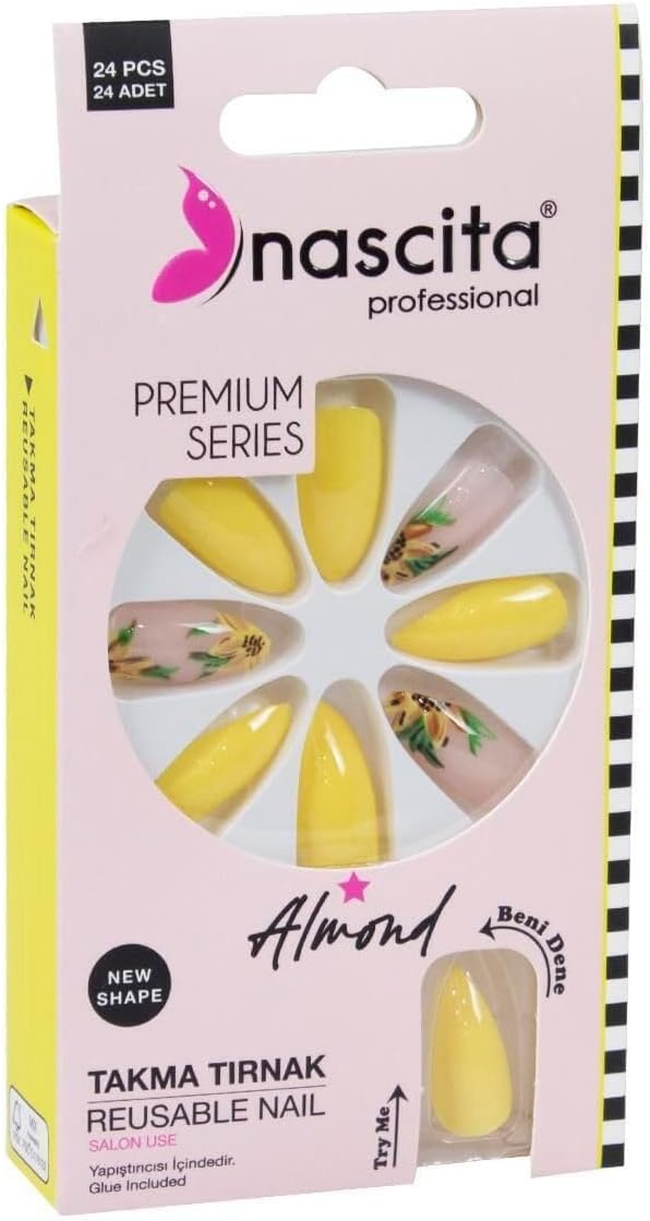 Alternative view of 24'lü Almond Renkli Takma Tırnak - 153