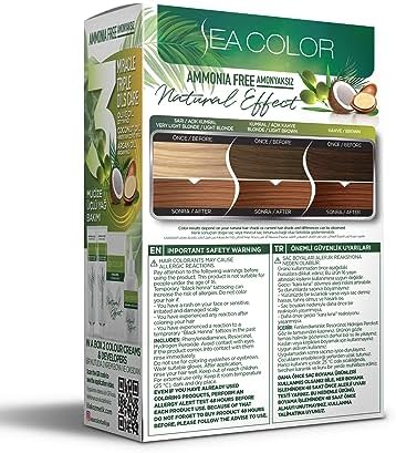 Alternative view of Amonyaksız, Vegan, Doğal, Besleyici Kalıcı Saç Boyası%100 Beyaz Kapama (1 PAKET 2 x 50 ml Boya & OKSİDAN) (Yoğun Küllü Kumral 7.11)