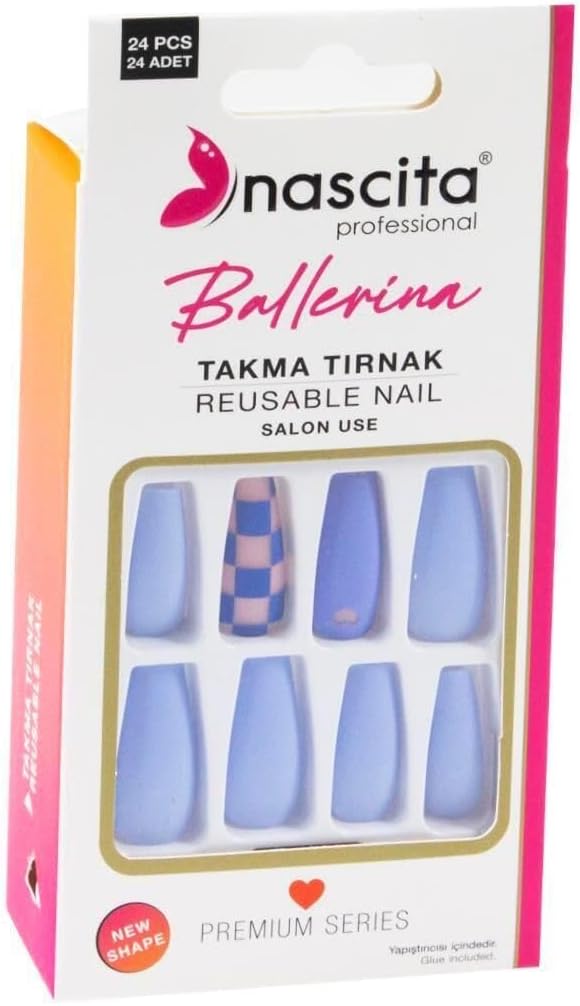 Alternative view of 24'lü Ballerina Renkli Takma Tırnak - 158