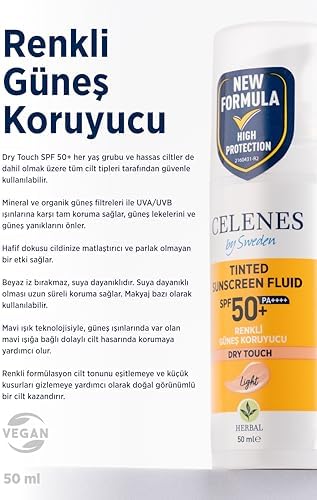 By Sweden Herbal Renkli Güneş Koruyucu Dry Light 50 Spf