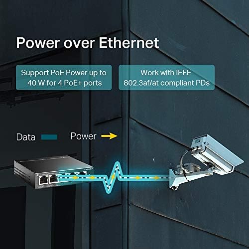 TL-SG1005LP, 4 Port PoE + ile 5 Port Gigabit Masaüstü Switch - Görsel 3