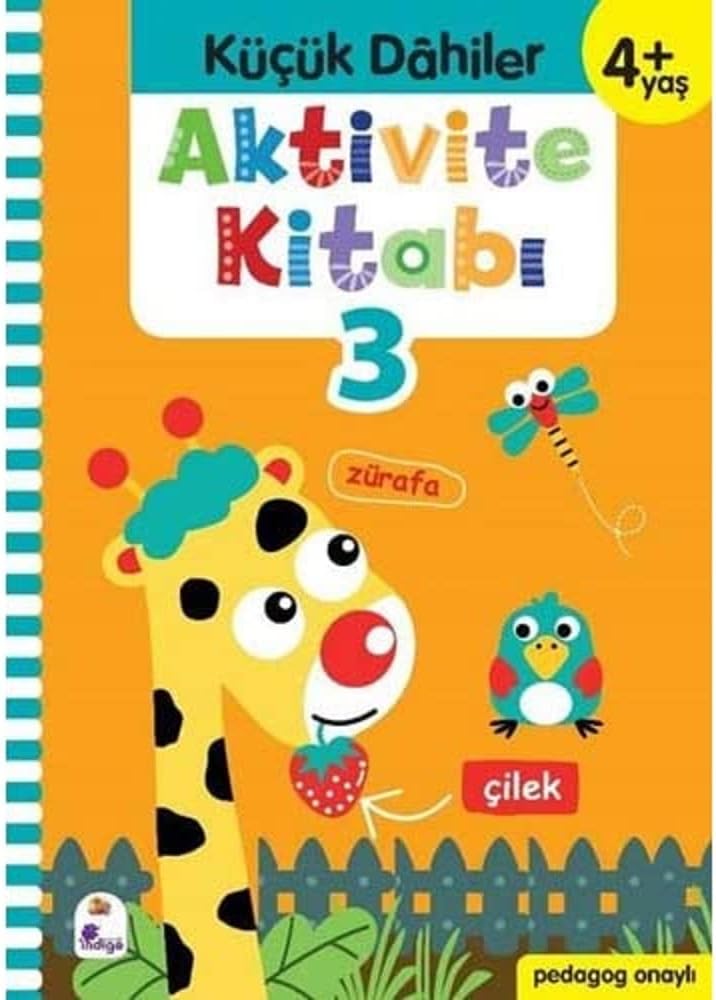 Aktivite Kitabı 3 - Küçük Dahiler 4+Yaş: Pedagog Onaylı