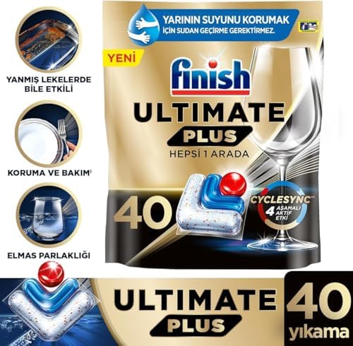 Alternative view of Ultimate Plus 40 Kapsül Bulaşık Makinesi Deterjanı Tableti (1 x 40 Kapsül)