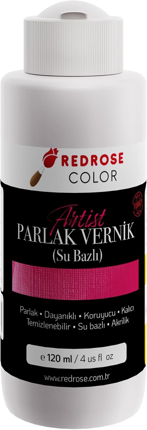 Akrilik Su Bazlı Parlak Vernik 120ml - Görsel 3