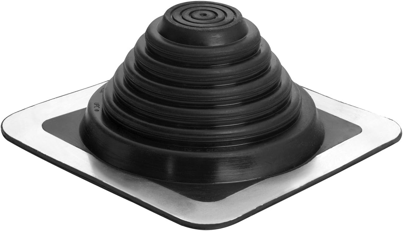 Oatey 14052 10,2 cm Master flaş, 20,3 x 20,3 cm taban, profilli malzemelerle kullanım için ve her türlü çatı yüzeyine monte edilebilir, 0,6 cm - 14,6 cm - Görsel 3