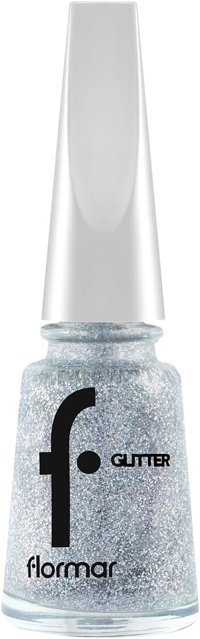 Alternative view of Yoğun Simli Şeffaf Oje - Glitter Nail Enamel - GL038 Holographıc Sılver-8682536049924