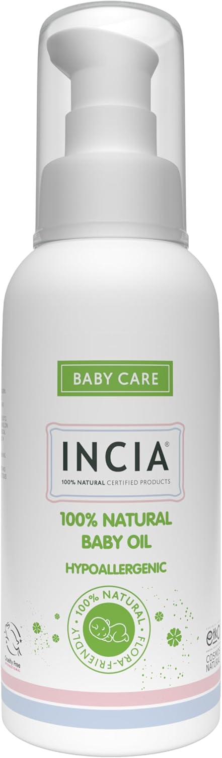 %100 Doğal Bebek Yağı Organik Jojoba Bakım Masaj Yağı Parafinsiz Bitkisel Vegan 110 ml