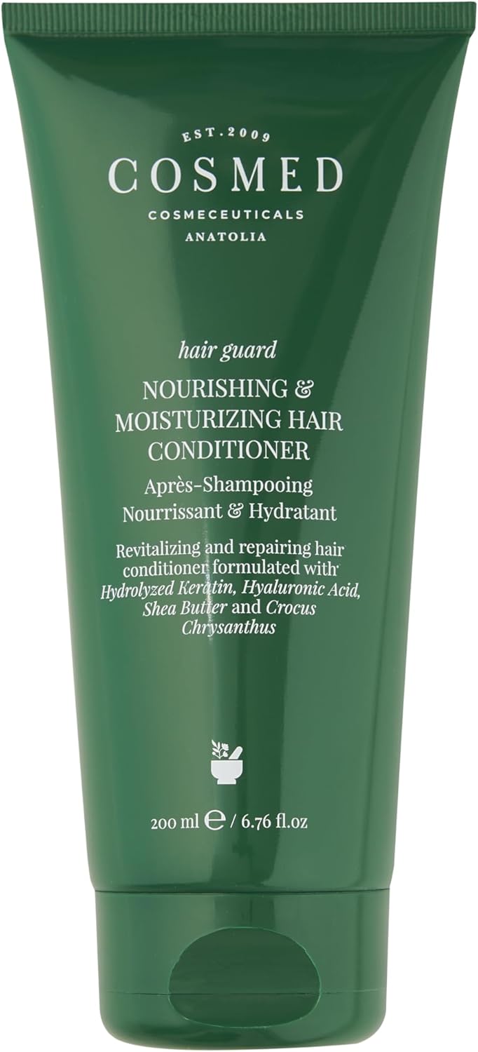 Alternative view of Cosmed Yıpranmış Saçlara Özel Keratin İçeren Nemlendirici Saç Bakım Kremi - Saç Maskesi - Nourishing & Moisturizing Hair Conditioner - 200 ml