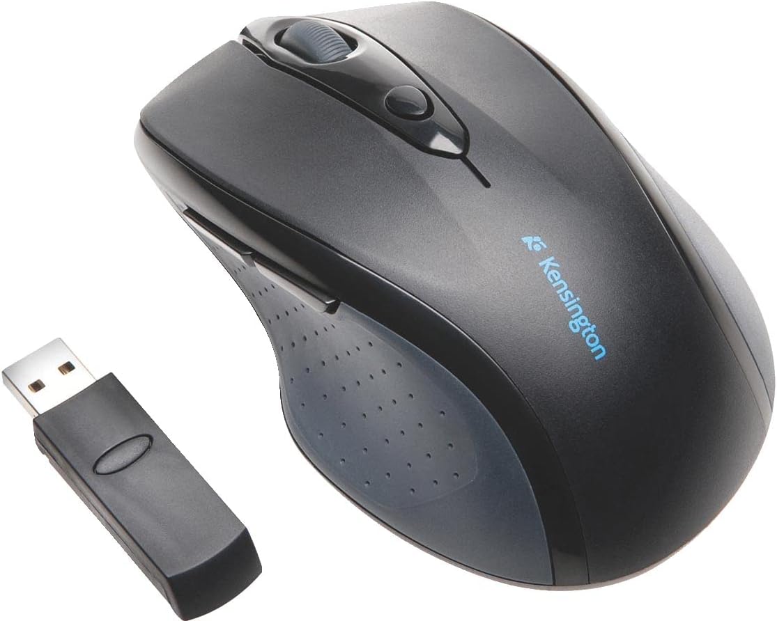 Pro Fit Kablosuz Optik Mouse, Tam Boy, Sağ El Ile Uyumlu, 2 Adet Aa Pil Pakete Dahil, Windows & Macos Uyumlu, Siyah - Görsel 3
