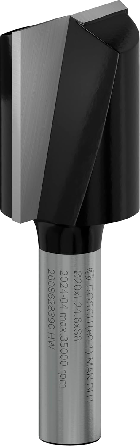 Professional Odun İçin Standart Kanal Frezesi (Ahşap İçin, Ø 20 Mm, Çalışma Uzunluğu 25 Mm, El Frezesi Aksesuarı) - Görsel 2