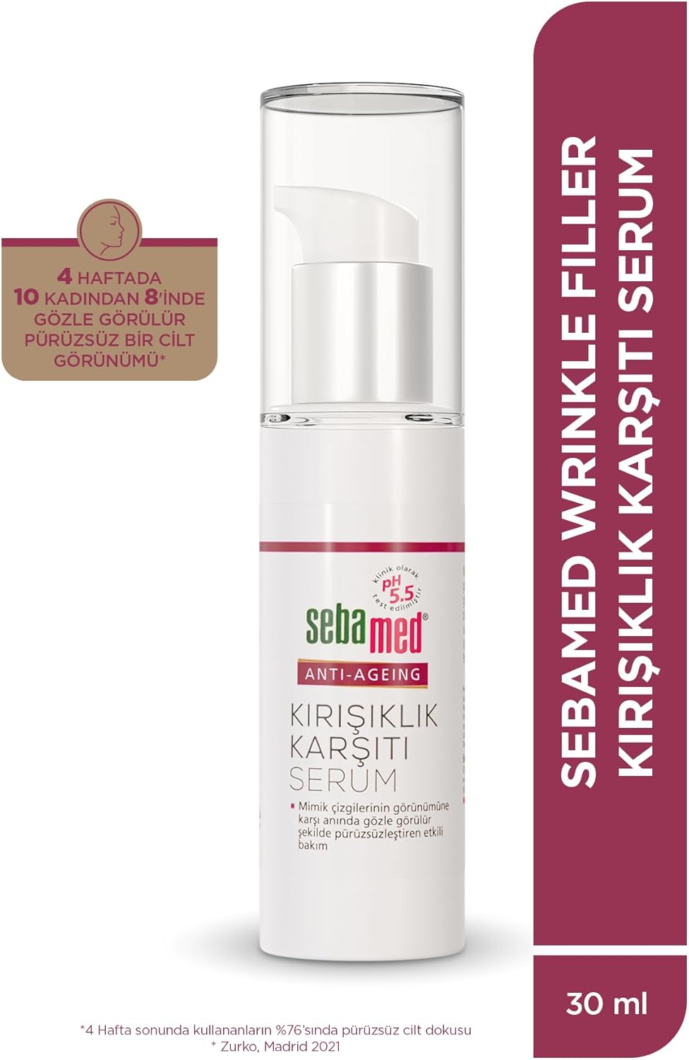 Alternative view of Anti-Ageing Üçlü Hyaluron Kompleksi Kırışıklık ve Yaşlanma Karşıtı Lifting Serum 30 ml