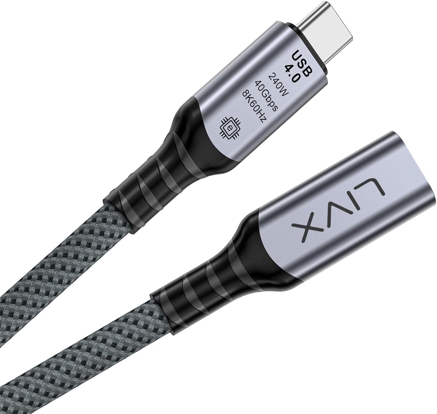 Type C to Type C USB4.0 240W 40Gbps 8k60hZ Uzatma Kablosu 1 Metre LCU - Görsel 3