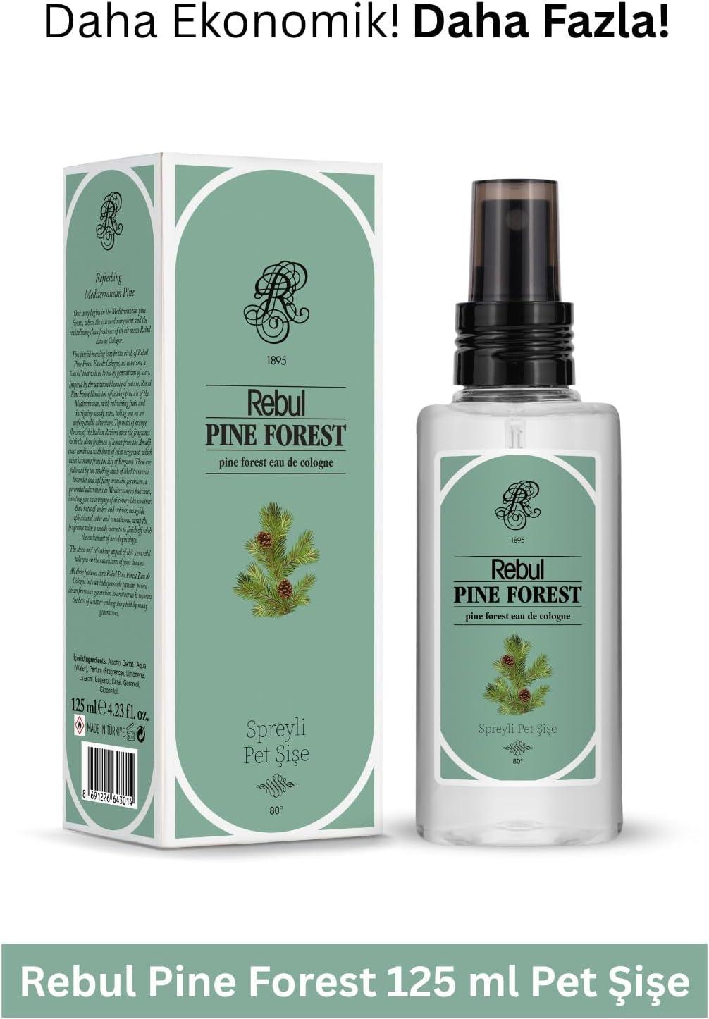 Çam Ormanı Eau De Cologne 125 ml Kutulu