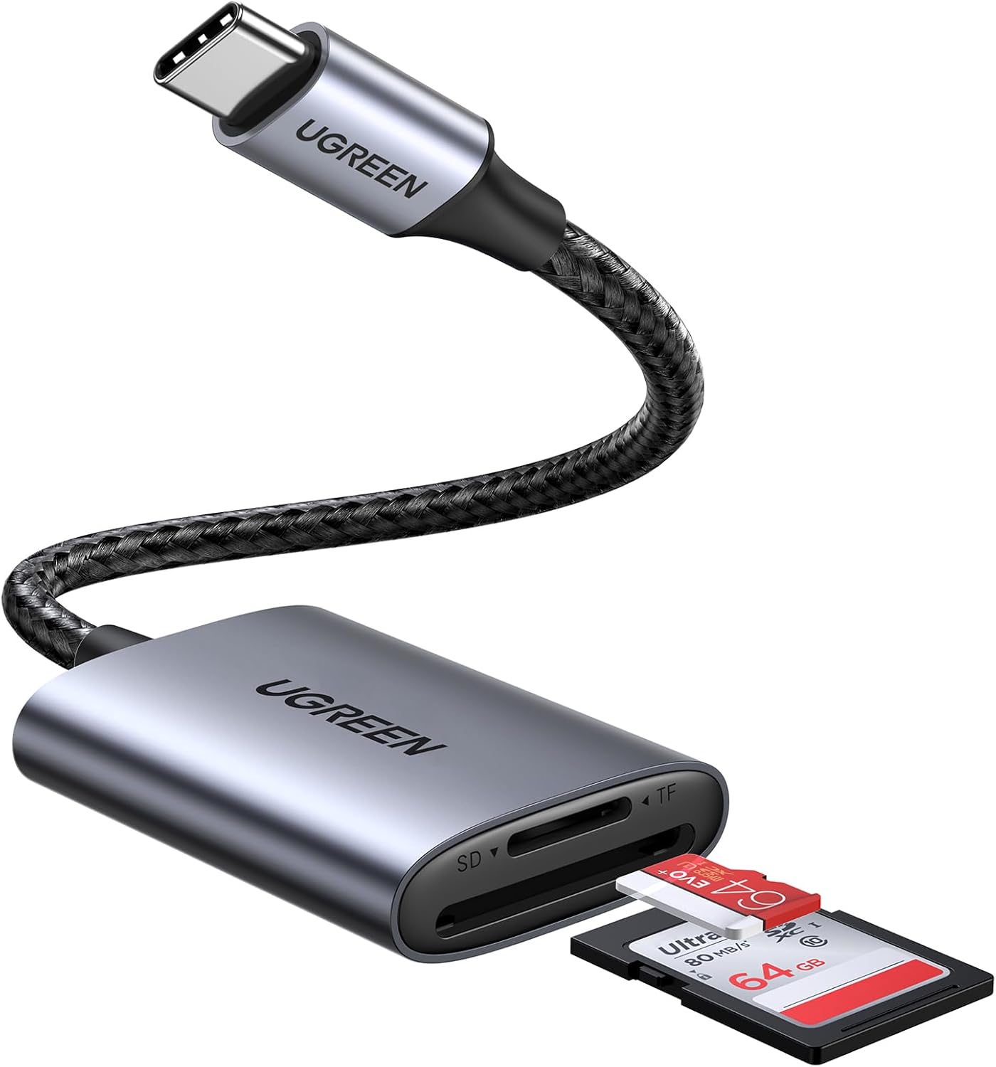 Alternative view of USB C Kart Okuyucu SD/ TF Kart Okuyucu Thunderbolt 3 Harici Bellek Kartı Okuyucu