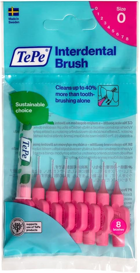 Alternative view of 0.4 MM - PEMBE Diş Arayüz Fırçası (1 x 8 Adet)