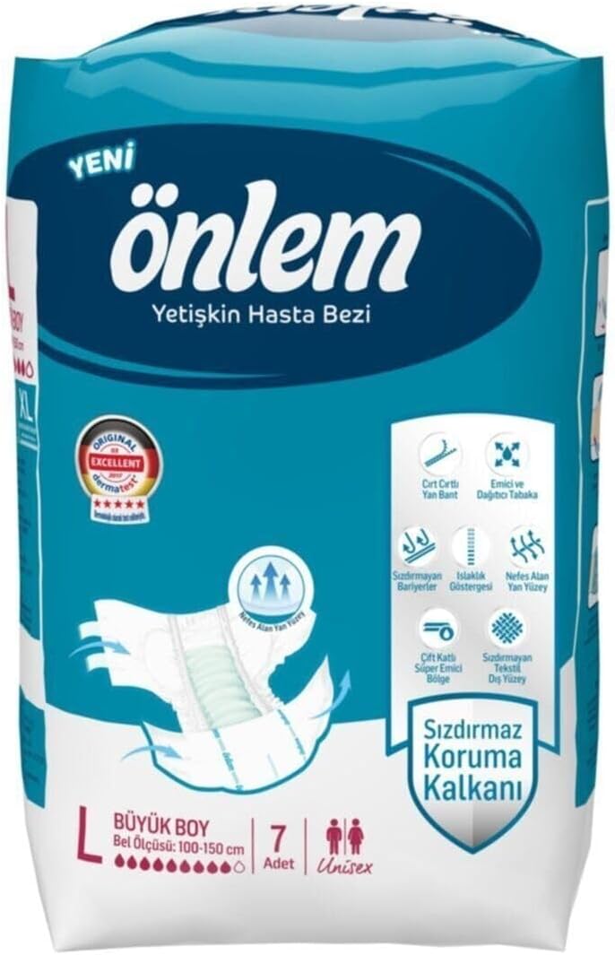 Önlem Large Yetişkin Hasta Bezi 7 Adet