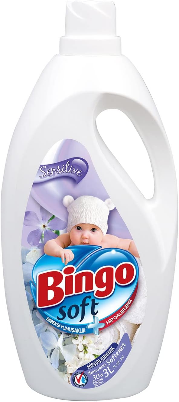 Soft Sensitive Hipoalerjenik 30 Yıkama Çamaşır Yumuşatıcısı (1 x 3000 mL)