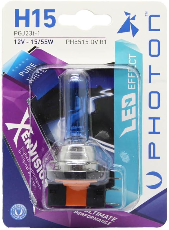 Ampul H15 12V 15/55W Xen Vision (Tekli Blister) (Beyaz Işık) 6000K PHT PH5515 DV B1