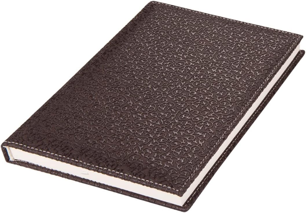 Alternative view of 2K 4913 Defter 17x24 Cm. Kareli̇ 160 Yapraklı Suni Deri Hilton Desen Kapaklı Kahverengi, Kahverengi