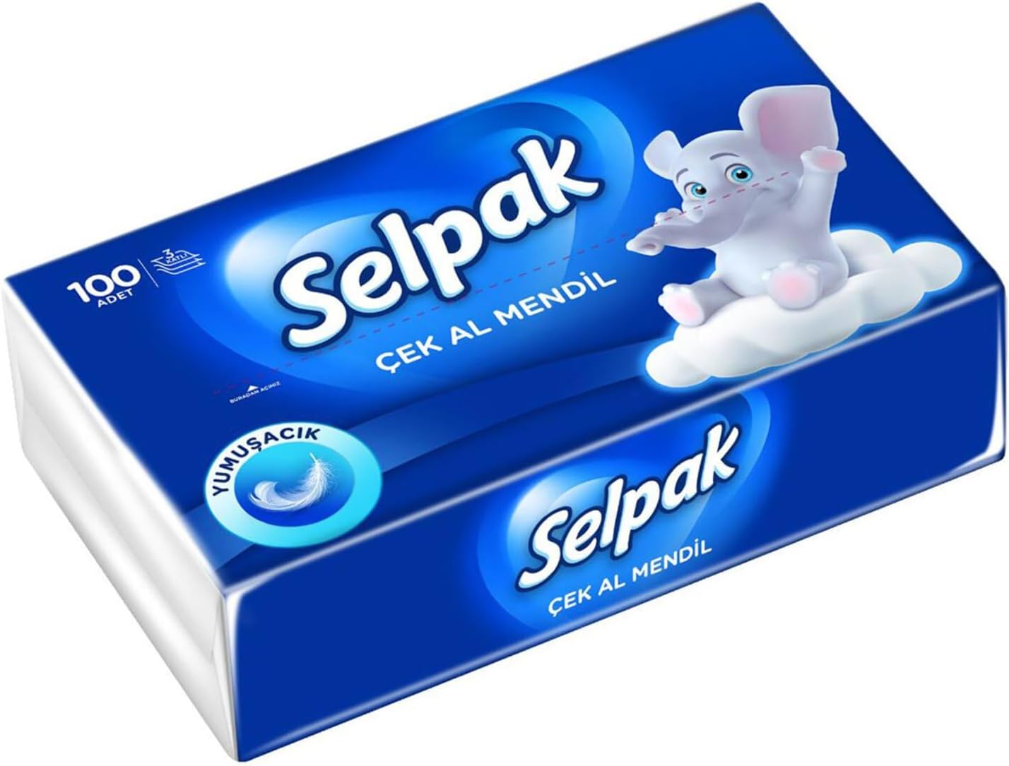 Alternative view of Çek Al Mendil Yumuşacık 100 Yaprak