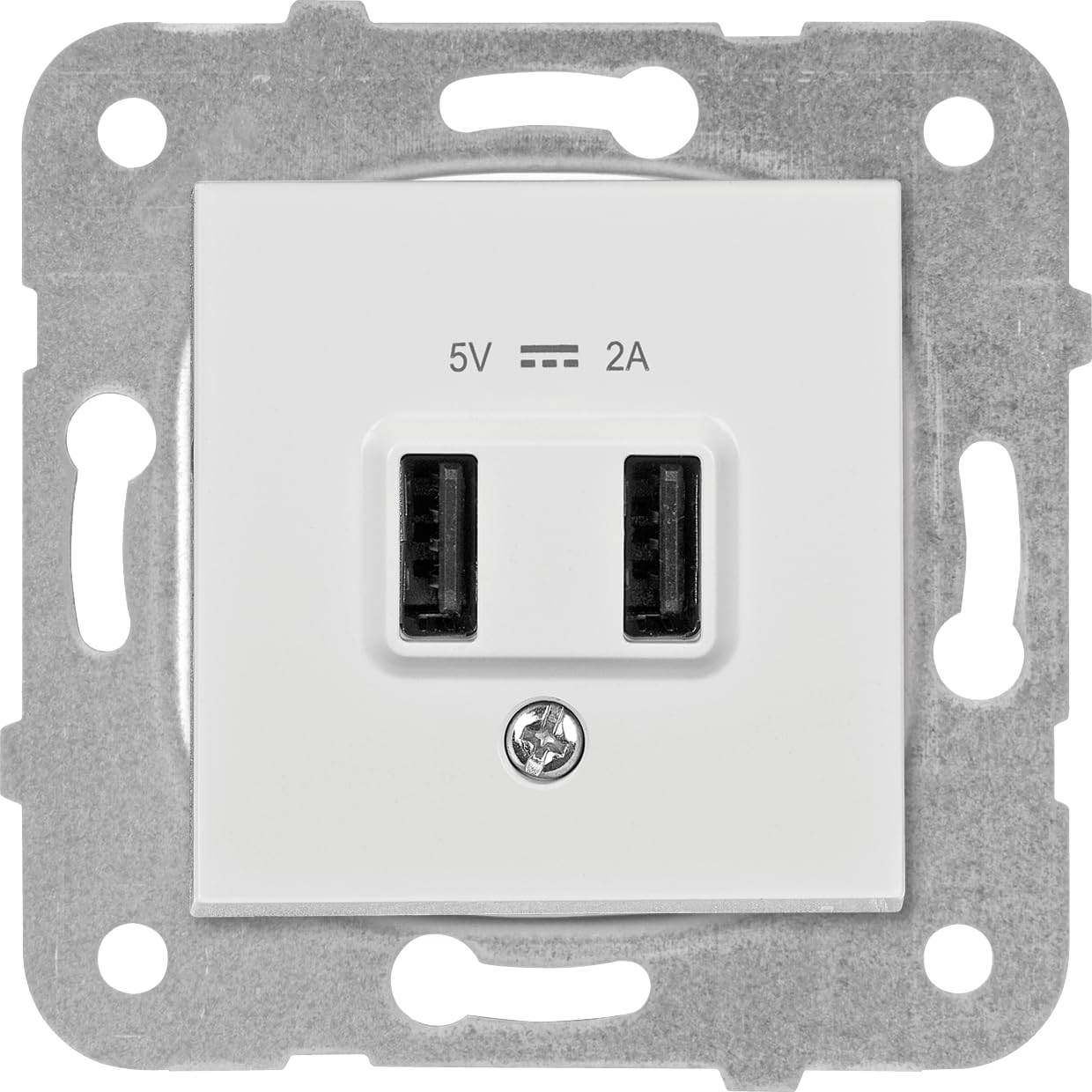Karre Beyaz USB Priz 5V 2A - Görsel 2