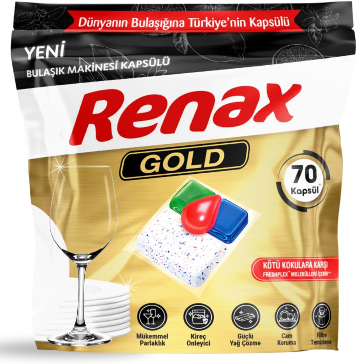 Alternative view of Gold Bulaşık Makinesi Kapsülü, 70 Adet