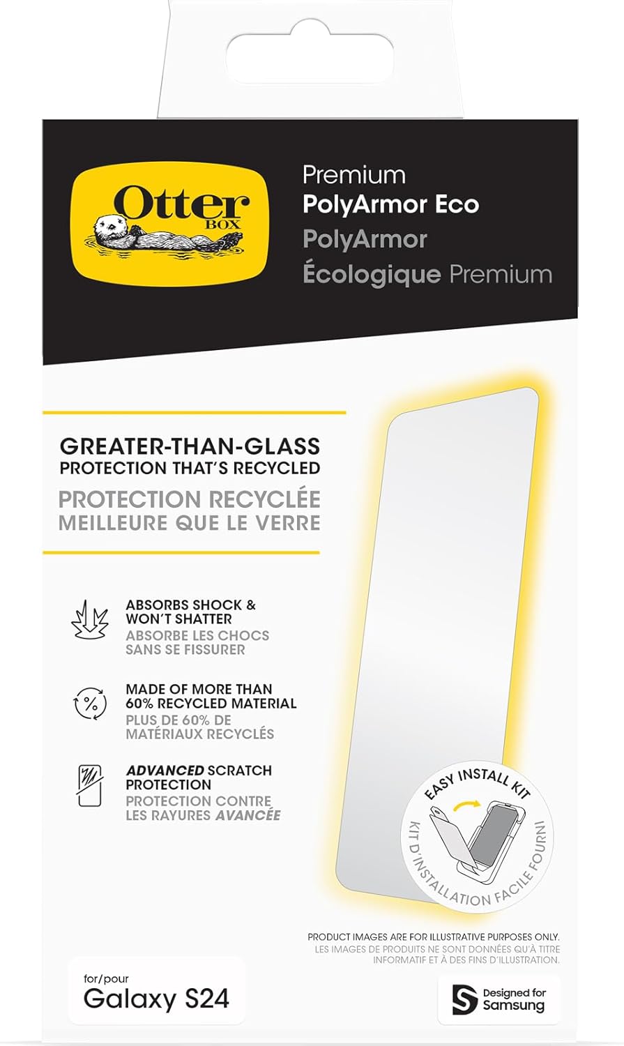 Galaxy S24 Polyarmor Premium - TEMİZ,%60 Geri Dönüştürülmüş Malzeme, Canlı Netlik, Gerçek Dokunuş Tepkisi, Kolay Kurulum - Görsel 3