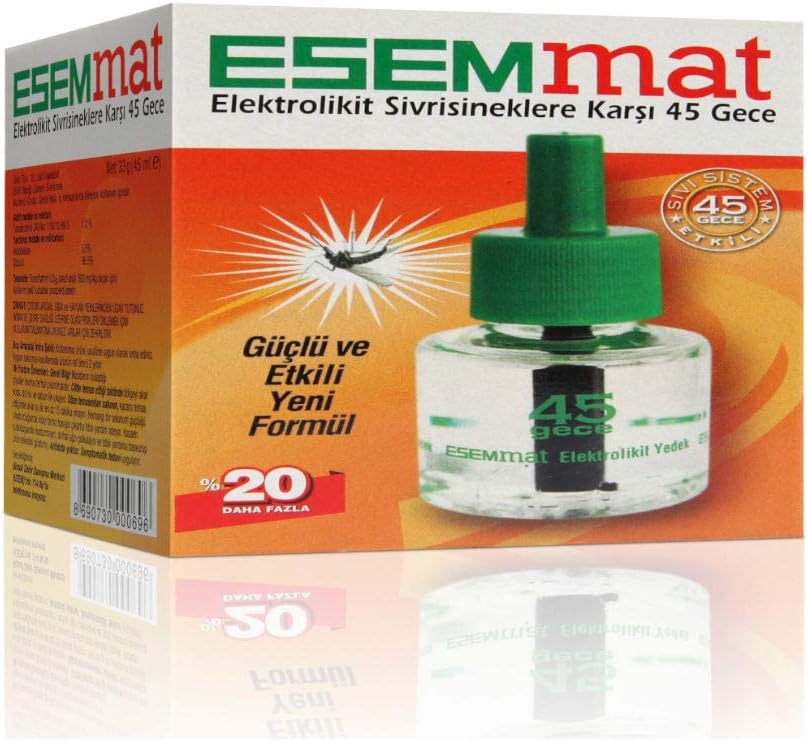Esemmat Elektrolikit Yedek 45 Gece 2'li Paket