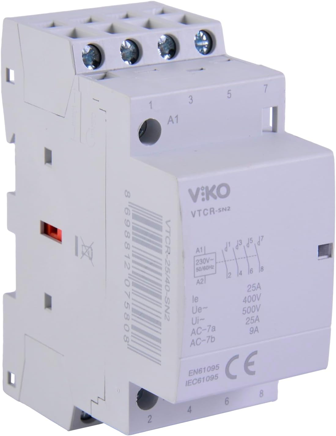 Alternative view of VTCR-25/40 Sessiz Kontaktör 25A 4no