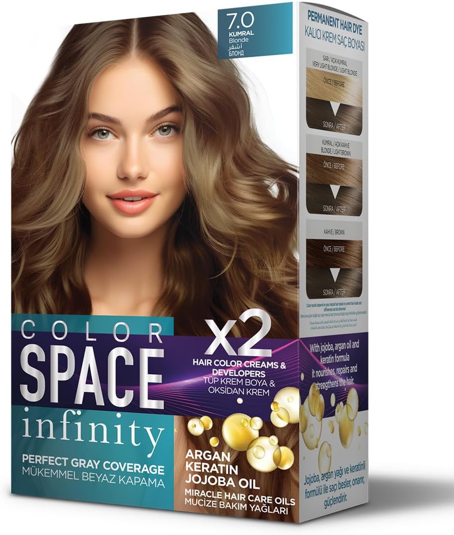 Alternative view of Space Infınıty Set Saç Boyası 7.0 Kumral
