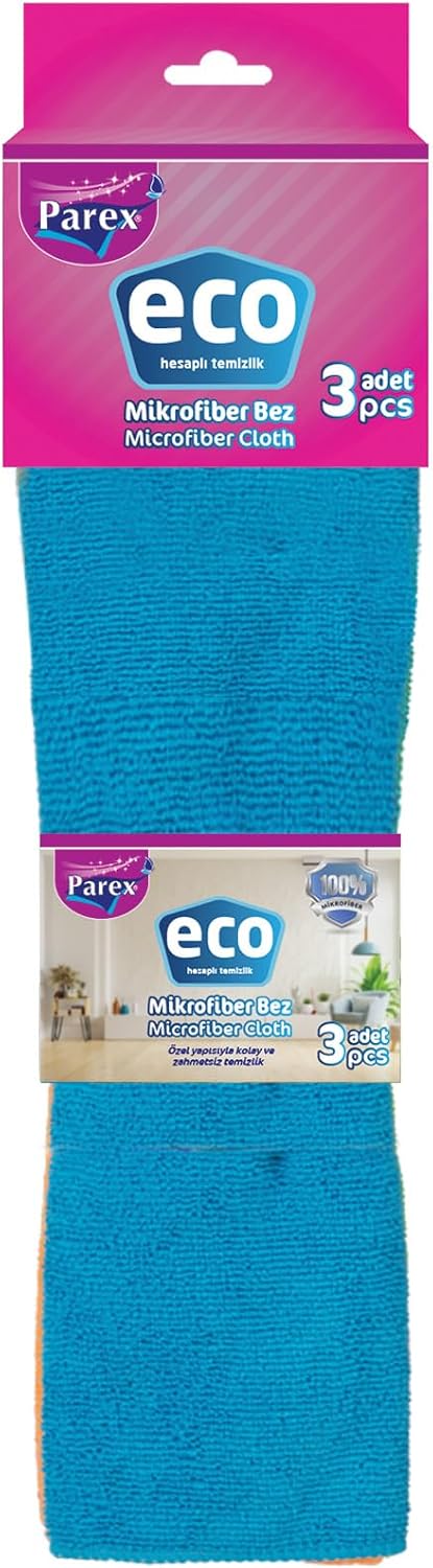 Eco 3’lü Mikrofiber Bez