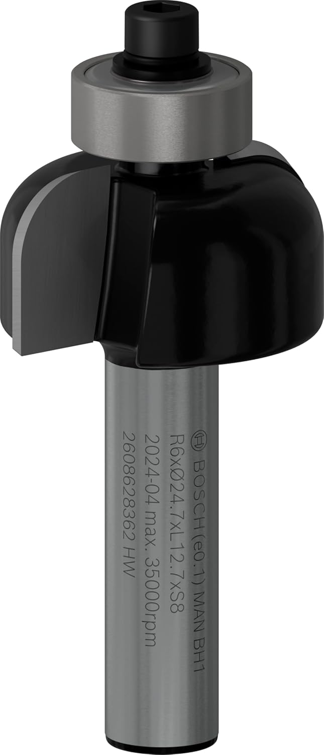Alternative view of 2 608 628 aksesuarı 362 oyuklu freze Ç 8 mm, R1 6 mm, D 24,7 mm, L13 mm, G 53 mm