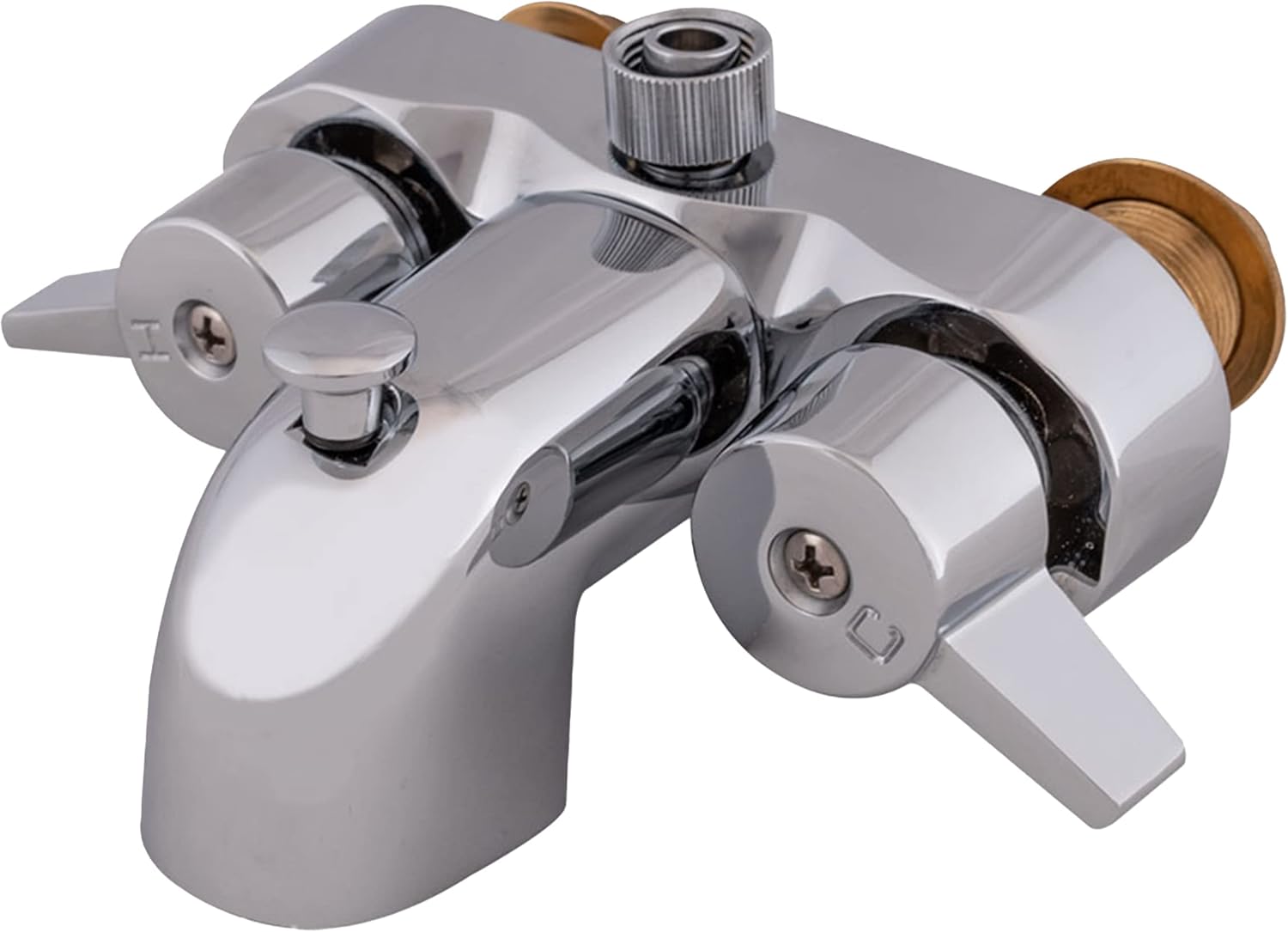 Ez-Flo 11129 Add-On Shower Diverter Bathcock Polished Chrome - Görsel 3