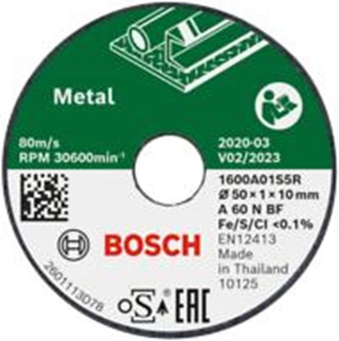Professional Accessories 3 adet kesme diski (metal için, çap 50 mm, aksesuar Professional Accessories EasyCut & Grind) - Görsel 3