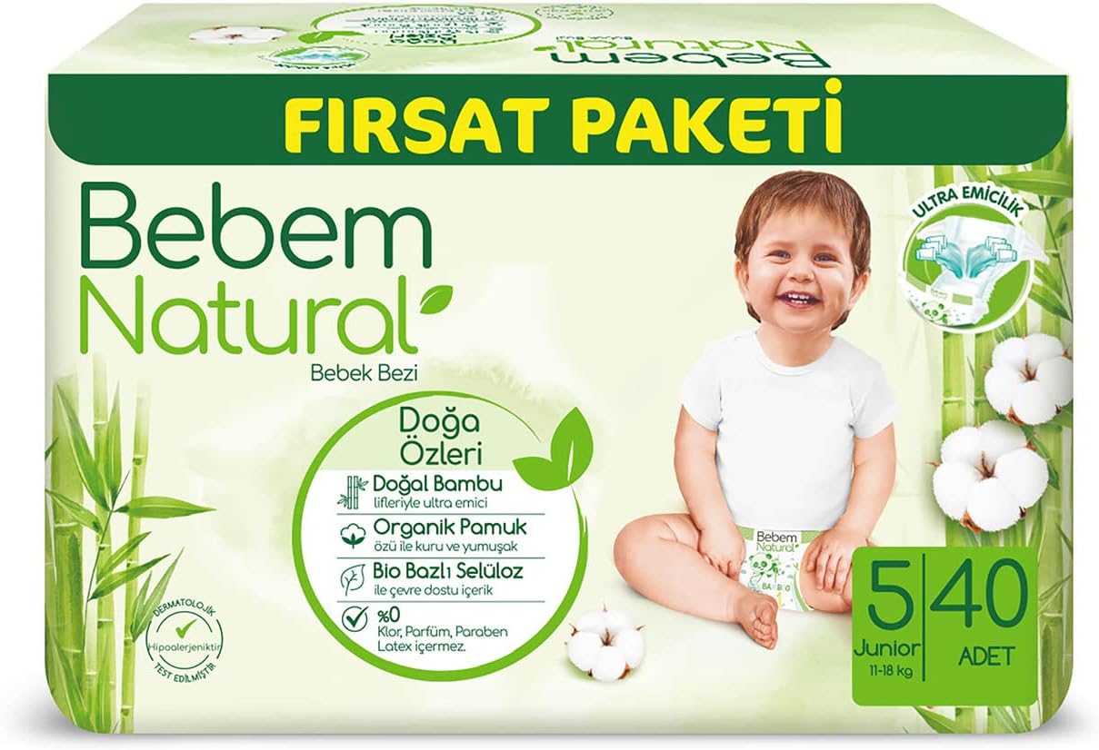 Bebek Bezi Junior 5 Beden Fırsat Paketi 40 Adet