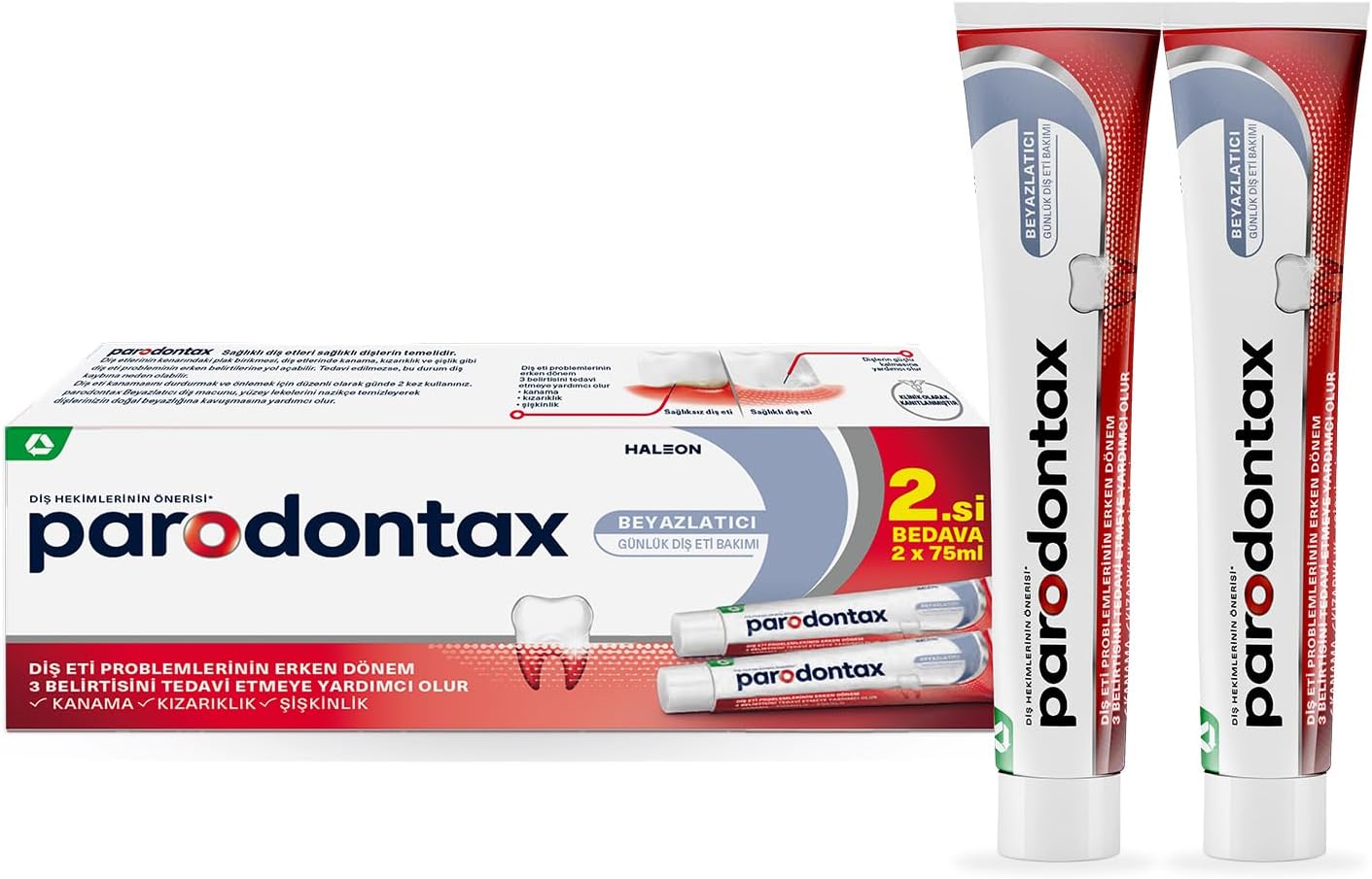 Alternative view of Diş Eti Bakımı Beyazlatıcı Diş Macunu 75 ml x 2 Adet